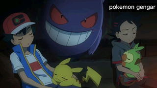 pokemon gengar Satoshi lên kyodaimax #pokemon