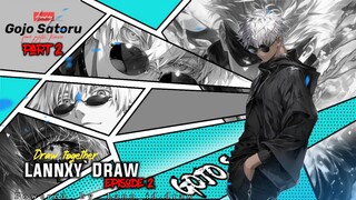 𝐏𝐀𝐑𝐓 2 || Drawing of Gojo Satoru from Jujutsu Kaisen 🥶
