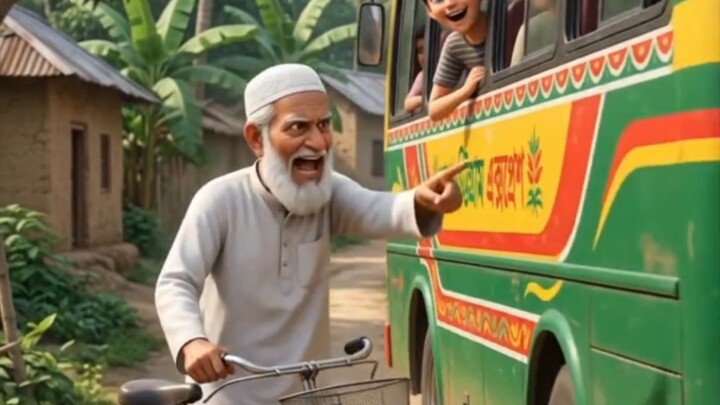 চাচাকে চ্যালেঞ্জ! “পারলে এমন বাস বানিয়ে দেখান!” 😱🚌😂