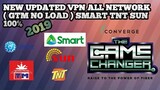 How to get free internet ( GLOBE & TM NO LOAD ) NO DATA CAPPING SMART TNT SUN FIBER X VPN 5mbps