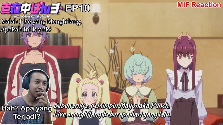 [ID Blind Reaction] Mayonaka Punch EP11 - Malah Live yang Menghilang, Apakah Ini Prank?