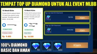 TEMPAT TOP UP DIAMOND UNTUK EVENT MOBILE LEGENDS!!! TOP UP ALL EVENT MOBILE LEGENDS