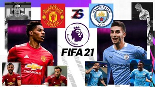 แมนยู😈🔴 ปะทะ แมนซิตี้⛵🔵  | FIFA 21 | พรีเมียร์ลีก[นัดที่12]  | ที่นี้สีแดง🔴