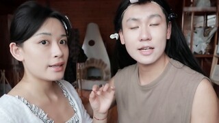 Pacarku mengenakan pakaian wanita, Little Orchid... Rahasia! Tidak meniru orang atau riasan... [Cang