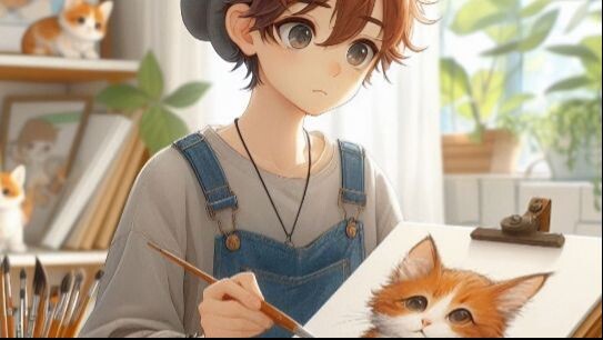 [STO Lee] [鬼故事] 画猫的男孩