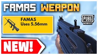 *NEW* FAMAS WEAPON COMING TO PUBG MOBILE! (gameplay)