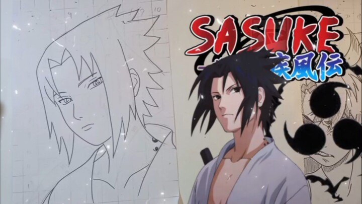 menggambar Sasuke