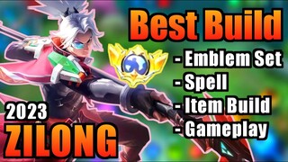 ZILONG BEST BUILD 2023 | TOP 1 GLOBAL ZILONG BUILD | ZILONG - MOBILE LEGENDS | MLBB