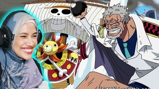 WE'RE BEING HUNTED BY MONSTER GARP! 🤣 One Piece Episode 323 Reaction