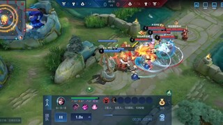 貂蝉开局32秒五杀？？？？what the f**k???感觉他们五个人是卡死的