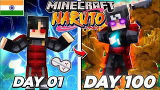 I survived 100 days in minecraft as Madara Uchiha || 100 days naruto, 100 days minecraft, wizx