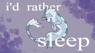 ✦ id rather sleep - bristlefrost