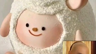 The birthday cake for my daughter's dongdong sheep ended up being....