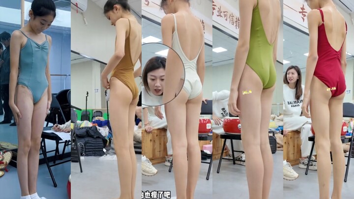 طالبة الرقص تقيس وزنها: 254