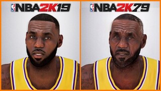 NBA 2K19 players in 60 years