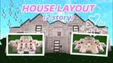 Bloxburg House Layout ( 2 Story )