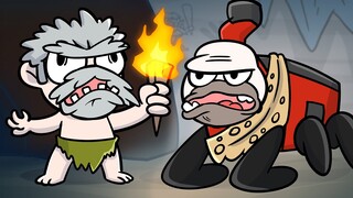 DAILY LIFE but EVERYONE ARE CAVEMEN // Poppy Playtime Chapter 3 Animation