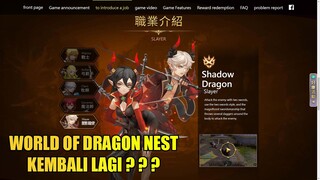 world of dragon nest kembali lagi ? ? Semoga Global server ikut rilis juga