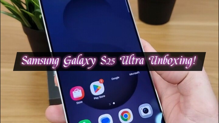 Samsung Galaxy S25 Ultra Unboxing! Here's my new Galaxy S25 Ultra (Titanium Silverblue