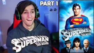 Superman (1978) Movie REACTION!!! - Part 1 - (FIRST TIME WATCHING)