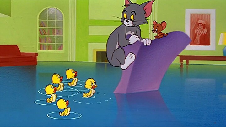 【Tom and Jerry】☝🤓 Happy Little Duck (1958)⚡⚡⚡