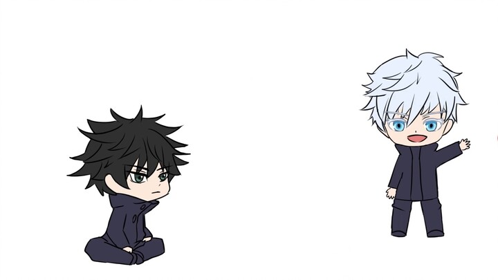 [Jujutsu Kaisen / Handwriting] Play finger games with Gojo Gofu Kurotake~