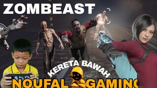main game zombeast, memasuki area kereta api bawah tanah penuh zombeast
