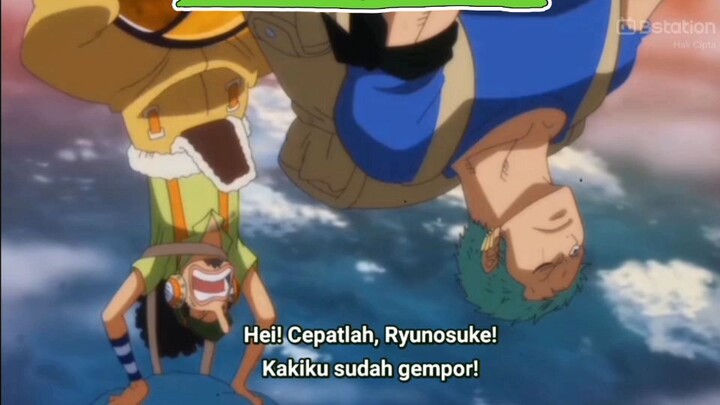 di saat genting pun, robin sibuk kagum🤣