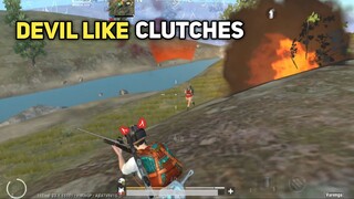 AWM + M416 CLUTCHES | FULL 1V4 GAMEPLAY | PUBG MOBILE LITE