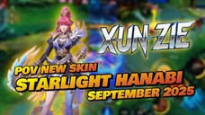 POV Hanabi Dapat SKIN HOT Baru •√ Starlight September 2025 🔥🔥