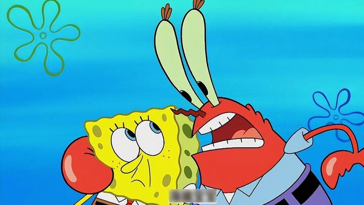 Animation Clip: SpongeBob lays on the fire to save his friend's feet, a heroic act that demonstrates