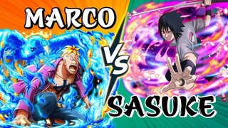 👉 Phượng hoàng bất tử Marco vs Cái bóng của Hokage #animedaichien | Onepiece vs Naruto