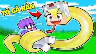 NẾU NHƯ TÔ GÀ BỊ HÓA THÀNH RẮN ĐỘC SIÊU ĐÁNG SỢ TRONG MINECRAFT KHIẾN LÀNG SINH TỐ HOẢNG SỢ