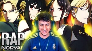 REACCIONANDO a Spy x family y Kaguya Sama Rap || Mc Noryam Ft varios artistas