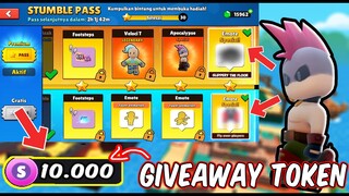 GIVEAWAY 10.000 STUMBLE TOKEN DAN BOCORAN STUMBLE PASS TERLENGKAP BULAN MARET - Stumble Guys