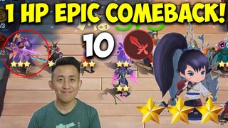1 HP EPIC COMEBACK PERANG EVA 3 MENCARI SIAPA YANG TERKUAT! ft. Zilong ⭐⭐⭐ | Magic Chess Indonesia