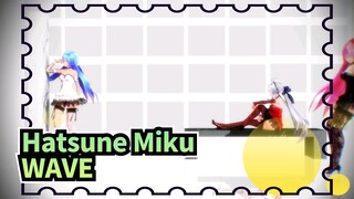 [Hatsune Miku MMD] Hatsune Miku/Megurine Luka/Yowane Haku WAVE