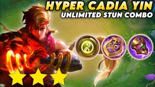 HYPER CADIA YIN IS REAL. MUST WATCH.!! MAGIC CHESS MOBILE LEGENDS