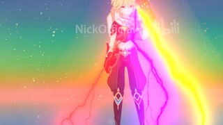 The standby animation of the traveler who obtained the power of the seven gods has been released