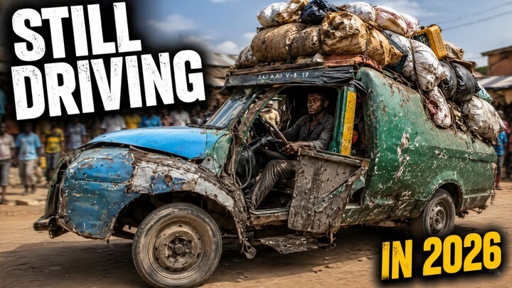 10 WRECKED CARS STILL ROLLING ON AFRICAN ROADS | HOW ARE THEY MOVING