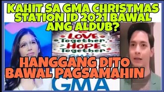 HALA NETWORK NI ALDEN HINDE HAHAYAANG MASAMA SI MAINE SA  GMA CHRISTMAS STATION ID 2021
