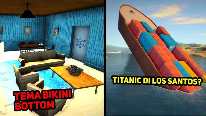 Isi Rumah CJ Jadi Kayak Rumah SPONGEBOB Dan Kapal Tenggelem Di GTA San Andreas