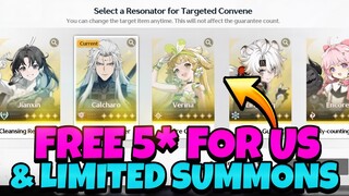 [WUTHERING WAVES] - EVERYONE GETTING A FREE 5* SELECTOR & 10 LIMITED MULTI'S! CRAZY
