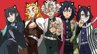 [Kimetsu no Yaiba]Kontes Tarian Kucing Sedih Pilar Pembunuh Iblis