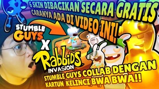 STUMBLE GUYS COLLAB DENGAN KARTUN KELINCI BWA BWA! SEMUA SKIN GRATIS, CARA CLAIMNYA ADA DI VIDEO INI