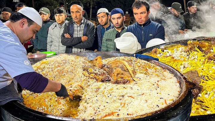 [Making 1,000 kg of Uzbek National Pilaf] Chinese-subbed hypnotic electronic "electronic pickles"
