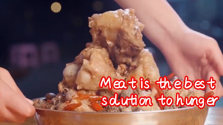 Meat is the best solution to hunger