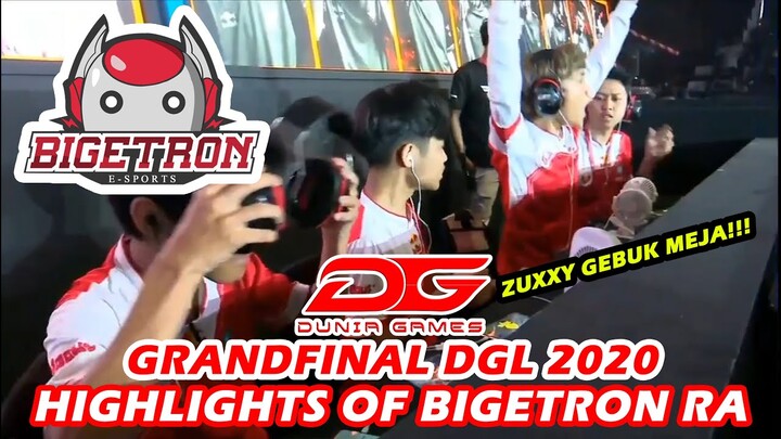 BTR Zuxxy Ngamuk Sampe Gebuk Meja!! 17 Kill Best Moment Bigetron RA - Highlights Grandfinal DGL 2020