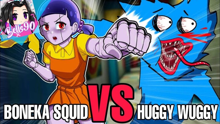 Huggy Wuggy VS Boneka Squid Game! - Poppy Rope: Playtime Squid