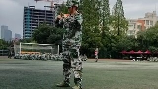 Dancing VORTEX during military training is also hot in Thai pants